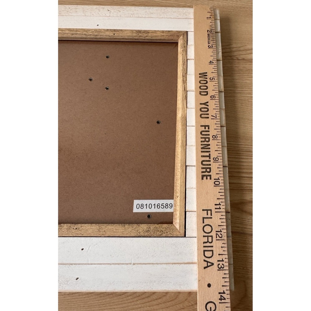 Rustic Whitewashed Wood 12x14OD Picture Frame Farmhouse Coastal Wall Tabletop - Picture 6 of 16